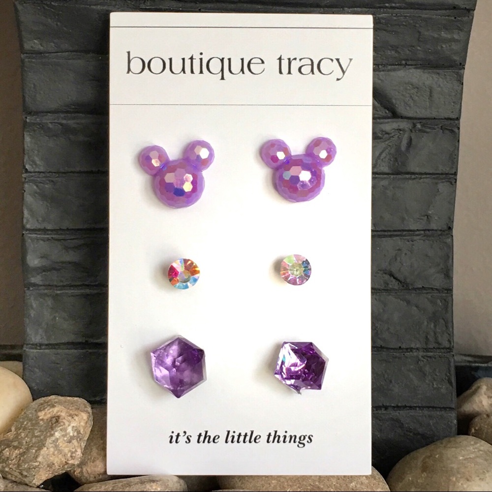 Trio Dainty Earrings IT’S THE LITTLE THINGS Card